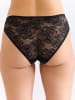 Erlich Textil  SLEEK LACE SLIP in schwarz