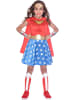 amscan Kind Wunderfrau Wonder Woman Kleid Kostüm 4-6 Jahre Gr.110 Fasching Karneval