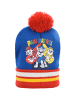 Paw Patrol Wintermütze mit Bommel Chase, Rubble und Marshall in Blau