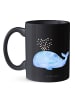Mr. & Mrs. Panda Teetasse Wal Konfetti ohne Spruch in Schwarz
