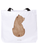 Mr. & Mrs. Panda Strandtasche Bär Schulterblick ohne Spruch in Weiß
