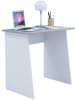 VCM  Holz Schreibtisch Computertisch Masola Mini in Weiß / Beton-Optik