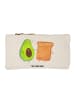 Mr. & Mrs. Panda Schminktasche Avocado Toast ohne Spruch in Weiß