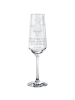 Mr. & Mrs. Panda Champagnerglas Fuchs Ballerina mit Spruch in Transparent