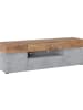 Feldmann-Wohnen Lowboard Rimini Atelier hell / Kastanie Breslau 180 / 40 / 59cm