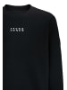 JACK & JONES Junior Sweatshirt 'Point Sweat Badge' in schwarz