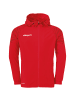 uhlsport  Kapuzenjacke GOAL 25 EVO WOVEN HOOD JACKET Kids in rot/weiß