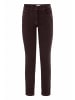 Hessnatur Hose Cord Slim Leg in schwarzbeere