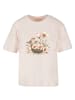 F4NT4STIC Everyday Tee Vogelnest Blumen in pink