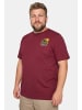 Men Plus Kurzarm T-Shirt in kupfer braun