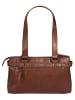 SPIKES & SPARROW Handtasche echt Leder in cognac