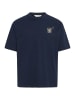CASUAL FRIDAY Rundhalsshirt CFARCHER print in Blau