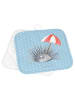 Mr. & Mrs. Panda Topflappen Seeigel ohne Spruch in Blau Pastell