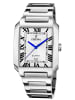 Festina Herrenuhr Rechteckig Stahl/Silberfarben