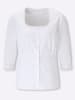 Sieh an! 3/4-Arm-Bluse in weiß