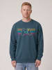 wat? Apparel Sweatshirt Retro Joystick in Petrol