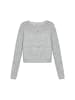 Albee Women Cardigan in Grey Melange