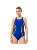 Speedo Badeanzug Solid Splice Medalist  in blau