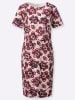 WITT WEIDEN Druckkleid in rot-burgund-bedruckt