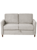 Beliani 2-Sitzer Sofa MARE in Grau/Braun - (W) 143 x (H) 88 x (L) 77 cm