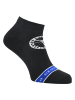 Carlo Colucci Sneakersocken Centaro in Schwarz / Weiß