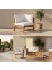 home24 Loungeecke Bayton in Beige / Braun