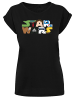F4NT4STIC T-Shirt Star Wars Character Logo in schwarz