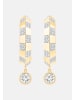 Ethische Diamanten Ohrringe aus 375 Gelbgold mit Lab Grown Diamant