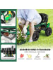 COSTWAY Gartenwagen mit Rollsitz in Grün