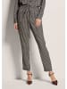 MADELEINE Edle 7/8-Druckhose mit Bindeband in schwarz / caramel
