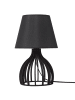 Beliani Tischleuchten AGUEDA in Schwarz - (W) 22 x (H) 36 x (L) 22 cm