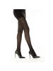 COFI 1453 Damen Strumpfhose hohe Taille gemusterte Strumpfhose Muster Optik in Schwarz