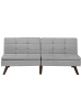 Beliani 3-Sitzer Sofa RONNE in Grau/Braun - (W) 180 x (H) 76 x (L) 95 cm