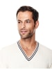 Vincenzo Boretti Pullover tailliert in ecru