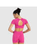 SMILODOX Crop Shirt Soheli in Pink