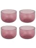 Butlers Teelichthalter WATERCOLOUR 4er-Set in Violett