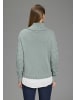 Laura Scott Rollkragenpullover in salbei mélange