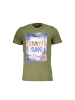 cavalli CLASS Grün Baumwolle Herren T-Shirt