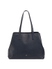 DuDu Pauline Shopper Tasche Leder 36 cm navy