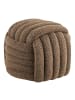 ebuy24 Pouf Mette Braun 48 x 48 cm