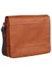 Leonhard Heyden Hamburg Messenger Leder 32 cm Laptopfach in cognac