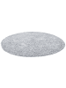 Beliani Shaggy DEMRE in Grau/Schwarz - (W) 140 x (H) 2 x (L) 140 cm