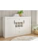 Furn.Design Esszimmer-Set 4-teilig weiß Pinie Landhaus, Soft-Close-Funktion