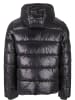 Urban Classics Urban Classics Recycled Zip neck Puffer Jacket in black