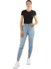 Janice 2 x Damen T-Shirt hochgeschlossen Nice in Schwarz