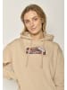 GreenBomb Sweatshirt Nature River Trip in Kaffee Latte