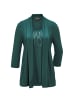 GOLDNER Kurzgröße:  Shirt in Setoptik mit Applikation in smaragd