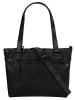 SPIKES & SPARROW Shopper echt Leder in schwarz