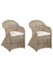 Beliani 2er-Set Sessel SUSUA II in Beige
