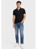 BLEND Kurzarmiges Poloshirt Polokragen Modisch in Schwarz